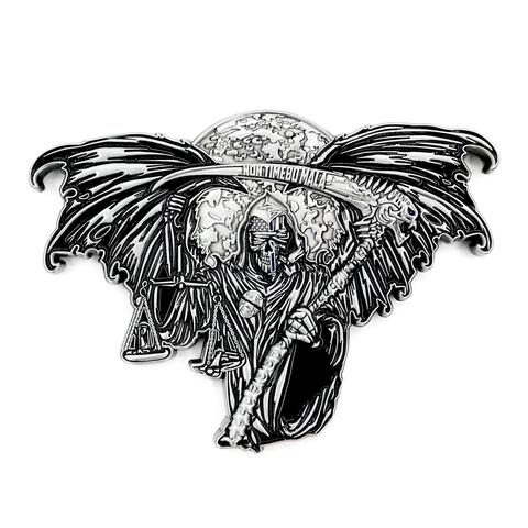 480x480 Thin Blue Line Grim Reaper I Hunt The Evil Nypd Challenge Coin Wser