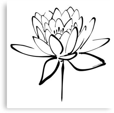 365x360 Lotus Flower Calligraphy