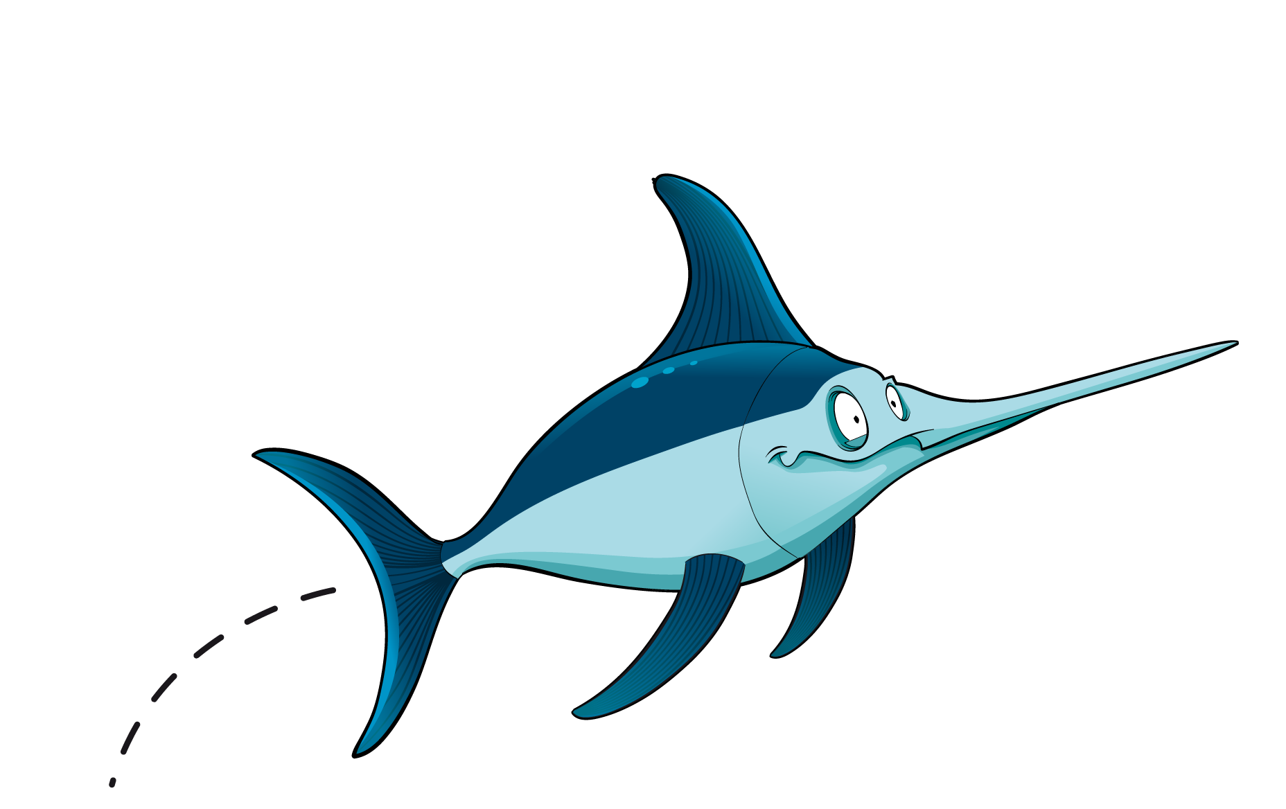 1856x1168 Collection Of Free Swordfish Drawing Cute Download On Ui Ex