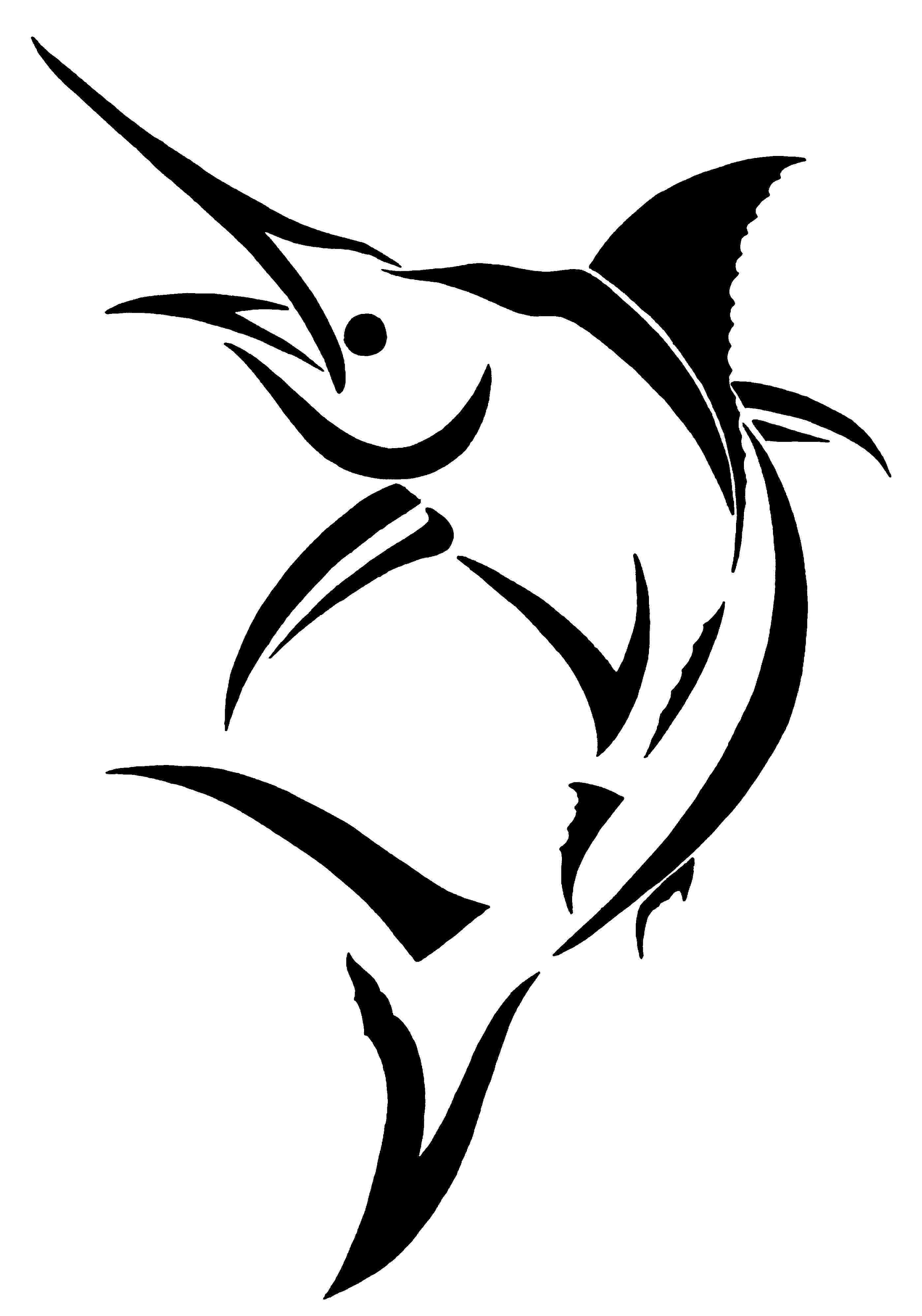 2796x3991 Images For Gt Marlin Fish Drawing