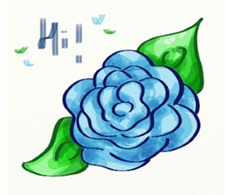 320x276 Roses Can Be Blue Too! Hi! D
