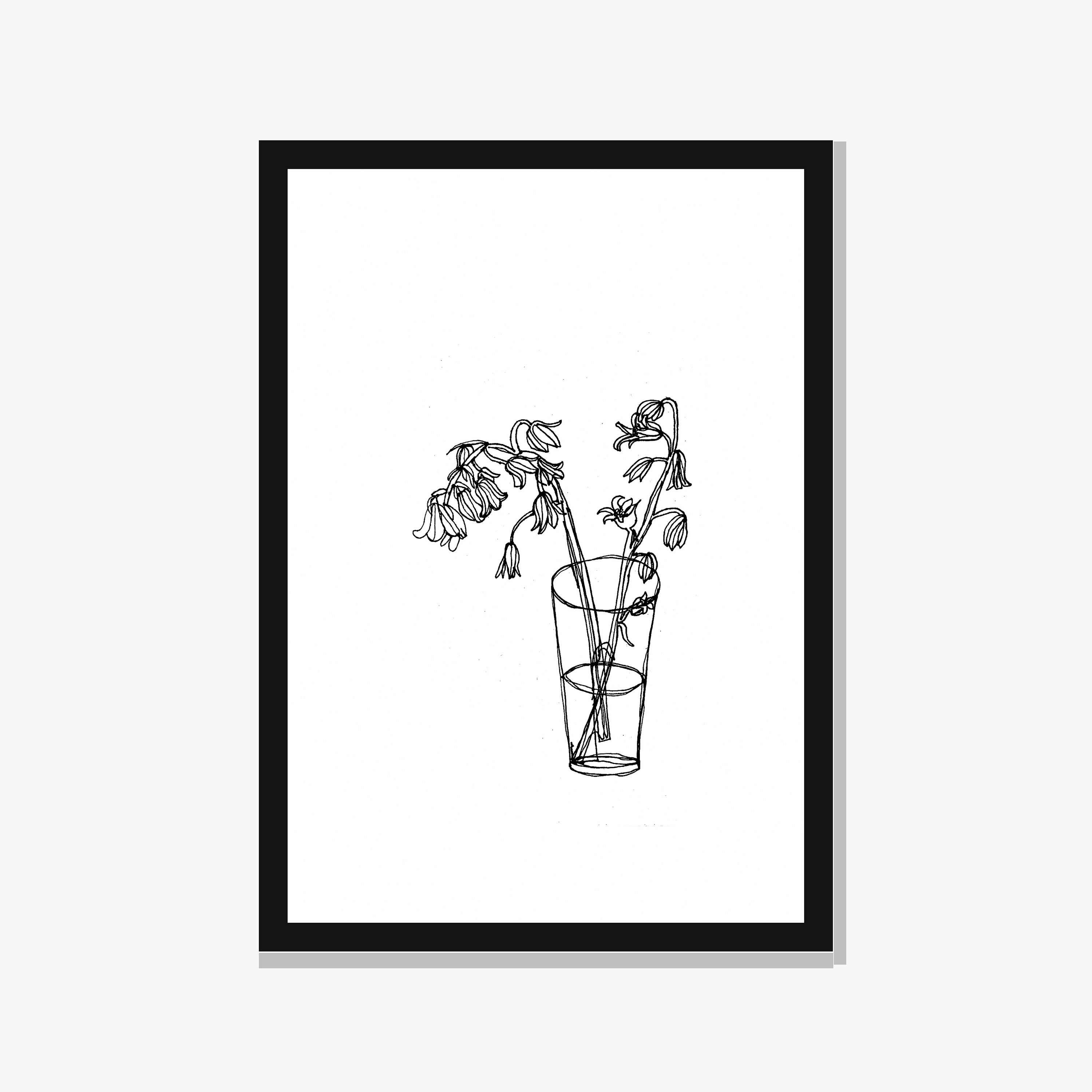 3000x3000 printable bluebell floral pdf flower wall art wildflower etsy