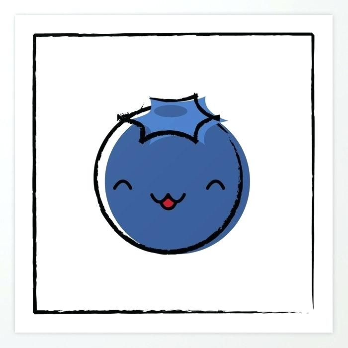 700x700 Blueberry Drawing