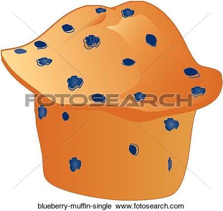 450x425 Blueberry Muffin Clipart