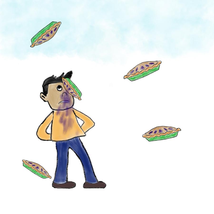 900x900 Blueberry Pie In The Sky Digital Art