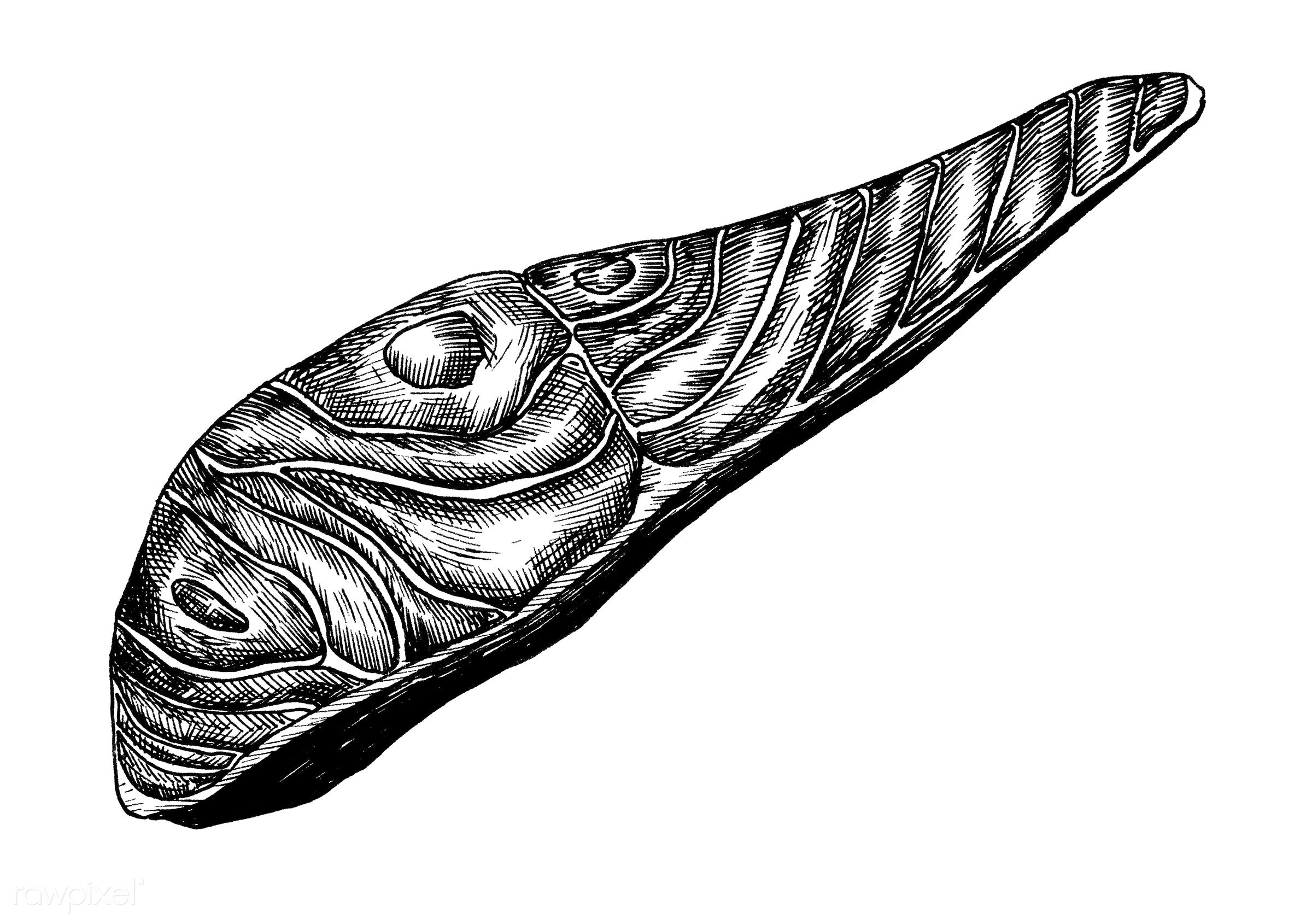 2400x1690 Bluegill Drawing Fillet For Free Download