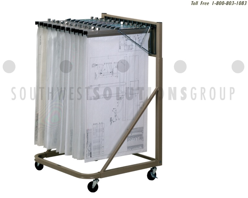 800x640 mobile blueprint rolling cart drawing storage for architectural