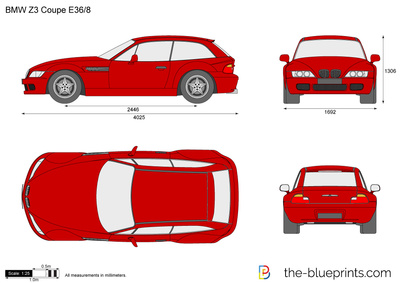 400x283 bmw coupe vector drawing
