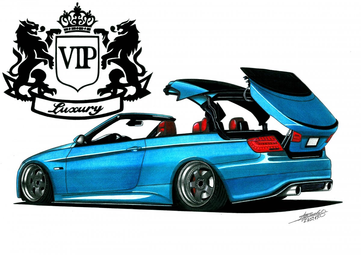 Bmw Car Drawing | Free download on ClipArtMag