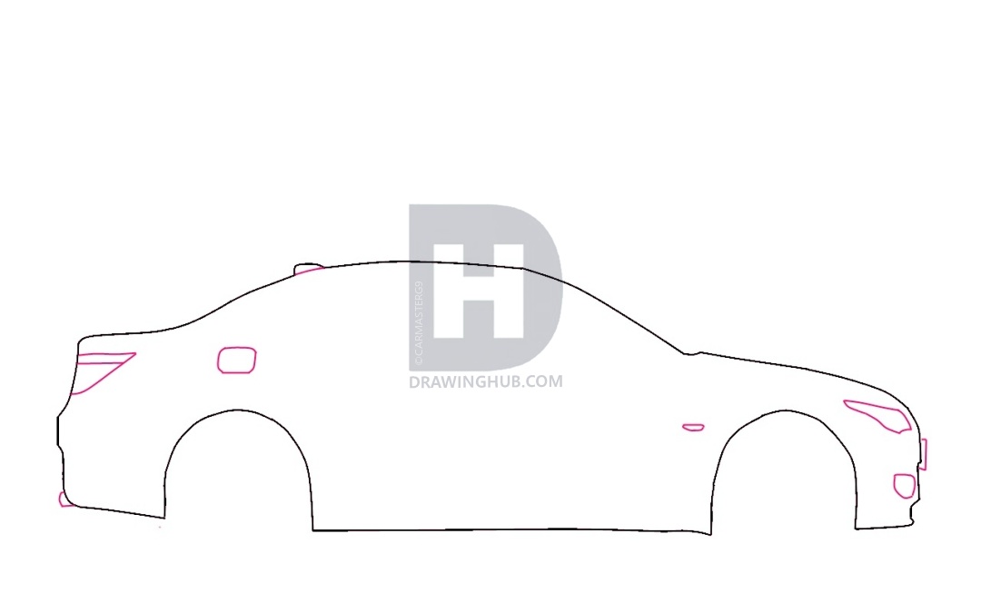 1080x675 How To Draw A Bmw, Step