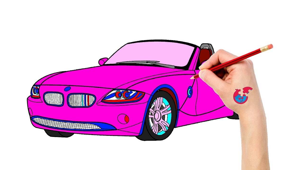 1280x720 Learning How To Draw Cars For Toddlers Bmw
