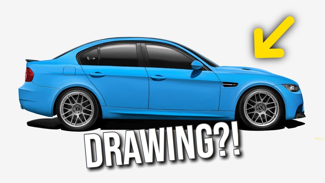 1280x720 Supercharged Bmw Digital Drawing
