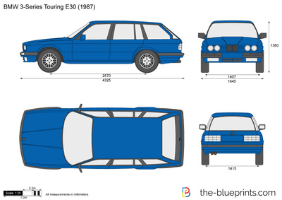 400x283 Bmw Series Touring Vector Drawing