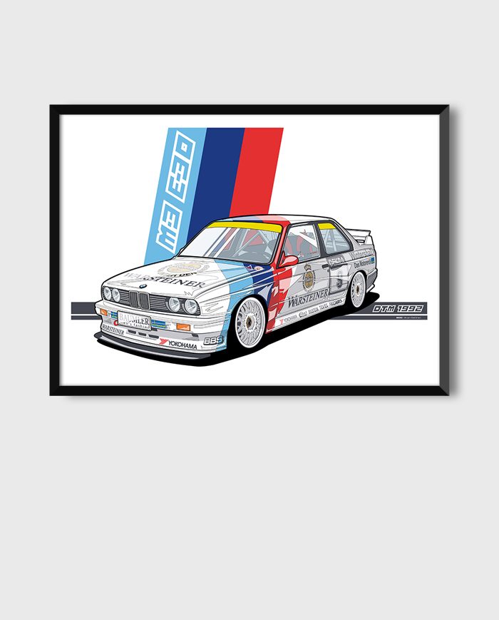 700x869 Bmw Dtm Art Print Simply Petrol