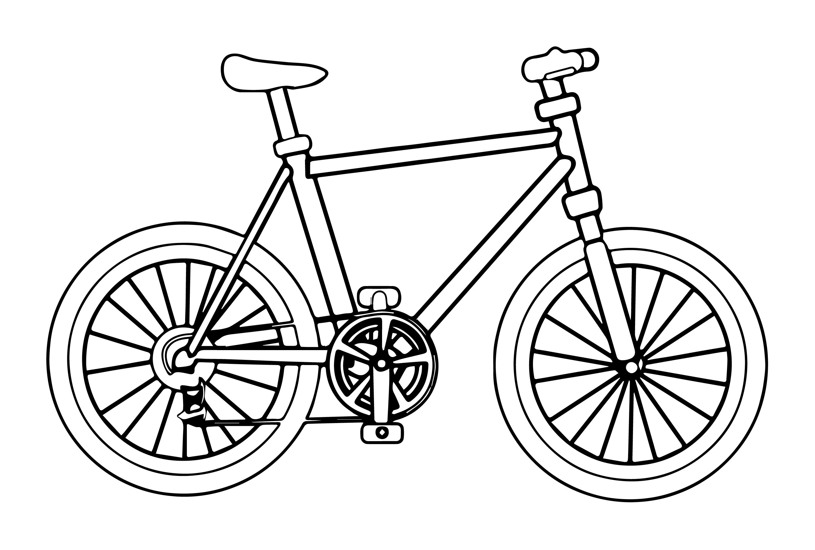 2835x1915 Bmx Bike Coloring Pages Free Draw To Color Best