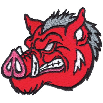 350x350 Wild Boar Head Embroidery Design Annthegran