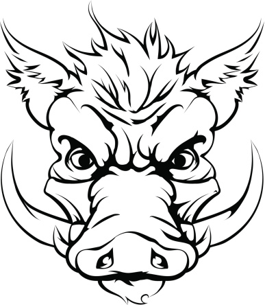 387x444 Boar Head Cliparts