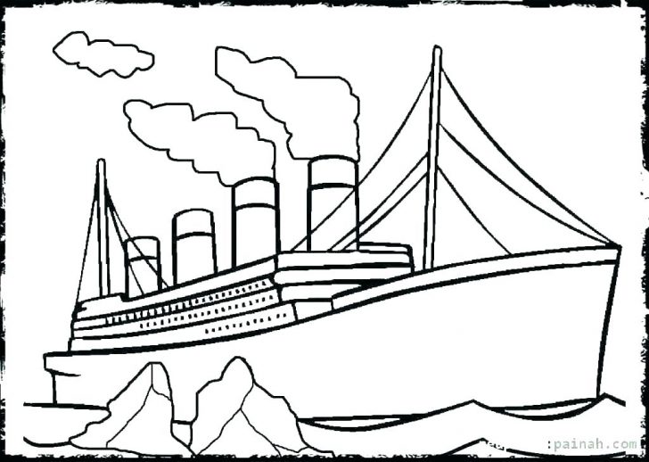 728x518 Easy Boats To Draw Coloring Pages For Kids Disney Halloween Masks