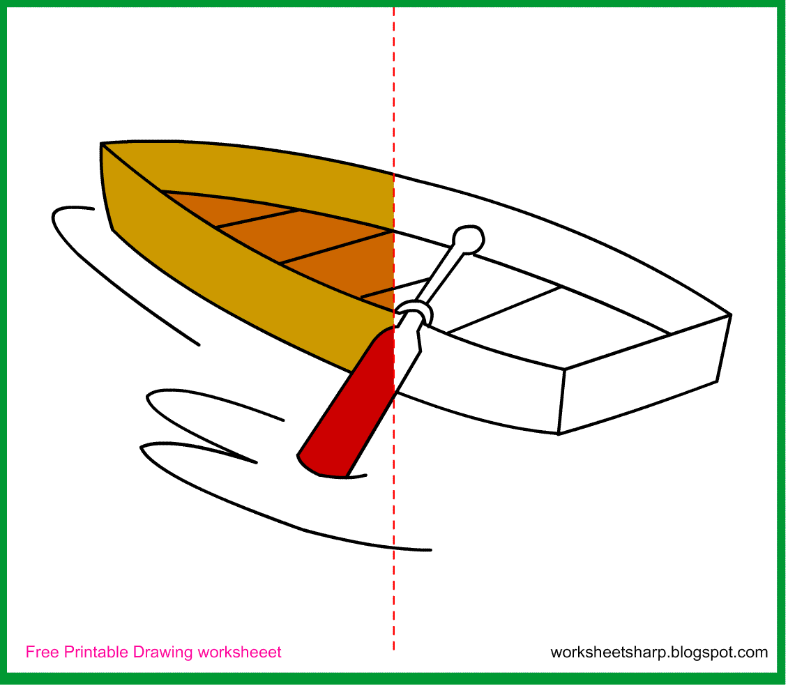 1130x984 Free Drawing Worksheets Printable Boat Drawing Worksheets