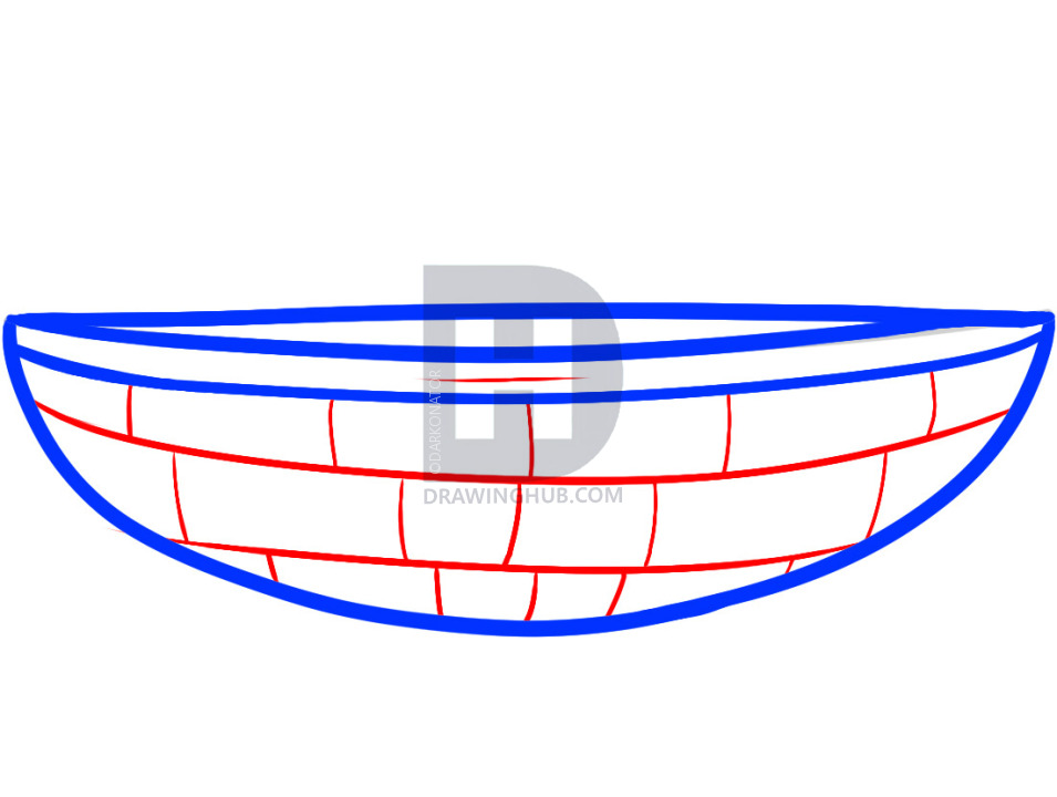 955x720 How To Draw A Boat For Kids, Step
