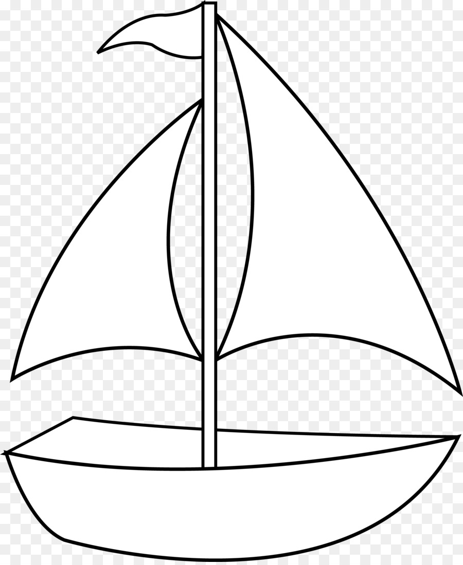 900x1100 Simple Boat Drawing Clip Art Transportation Black And White