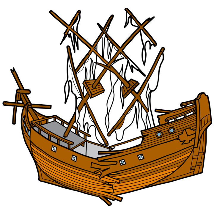 720x720 Wrecked Ship