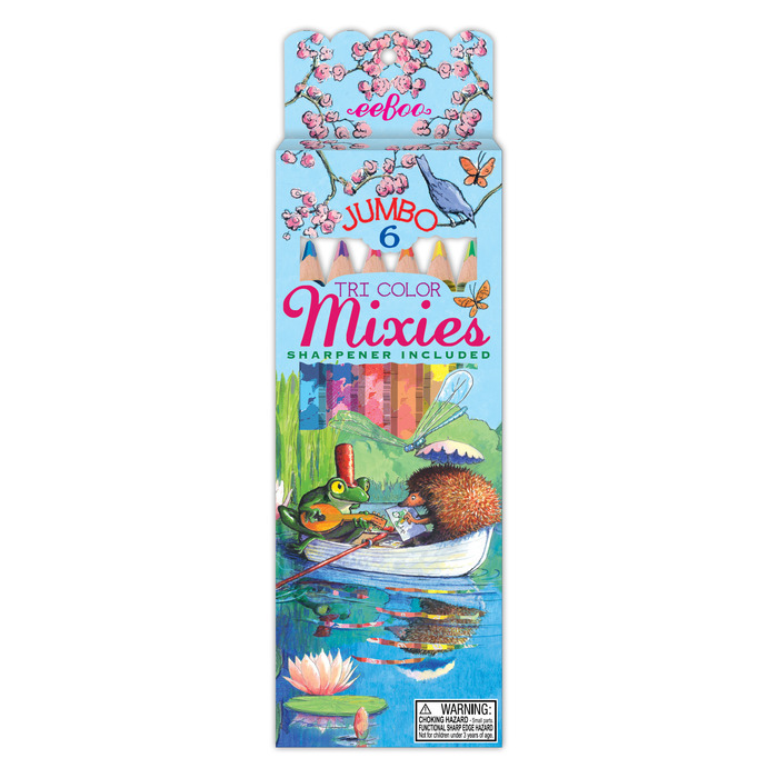 700x700 Eeboo Mixies Jumbo Colouring Pencils
