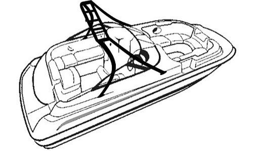 500x300 carver boat covers for deck boat with tower