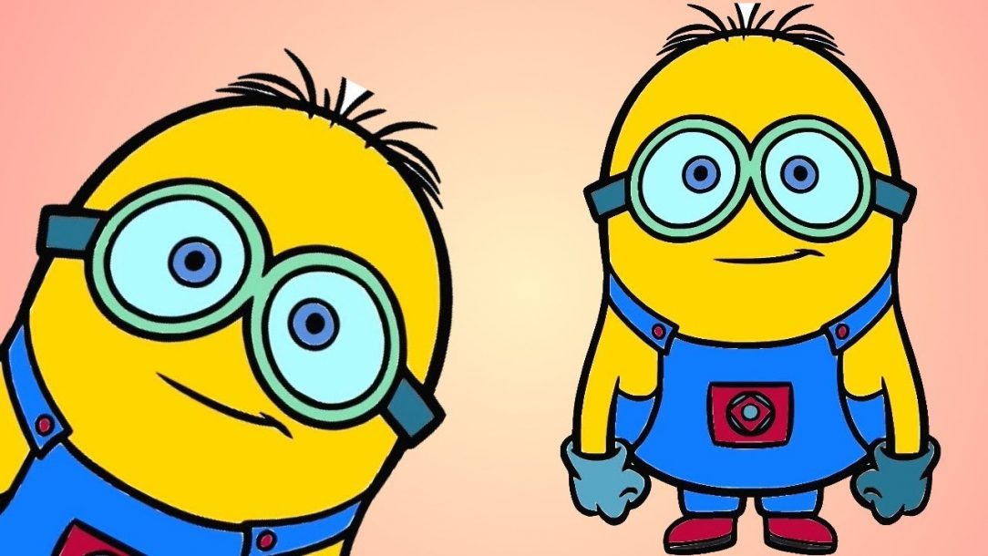 1084x610 minion drawing pencil bob outline easy template i fertility
