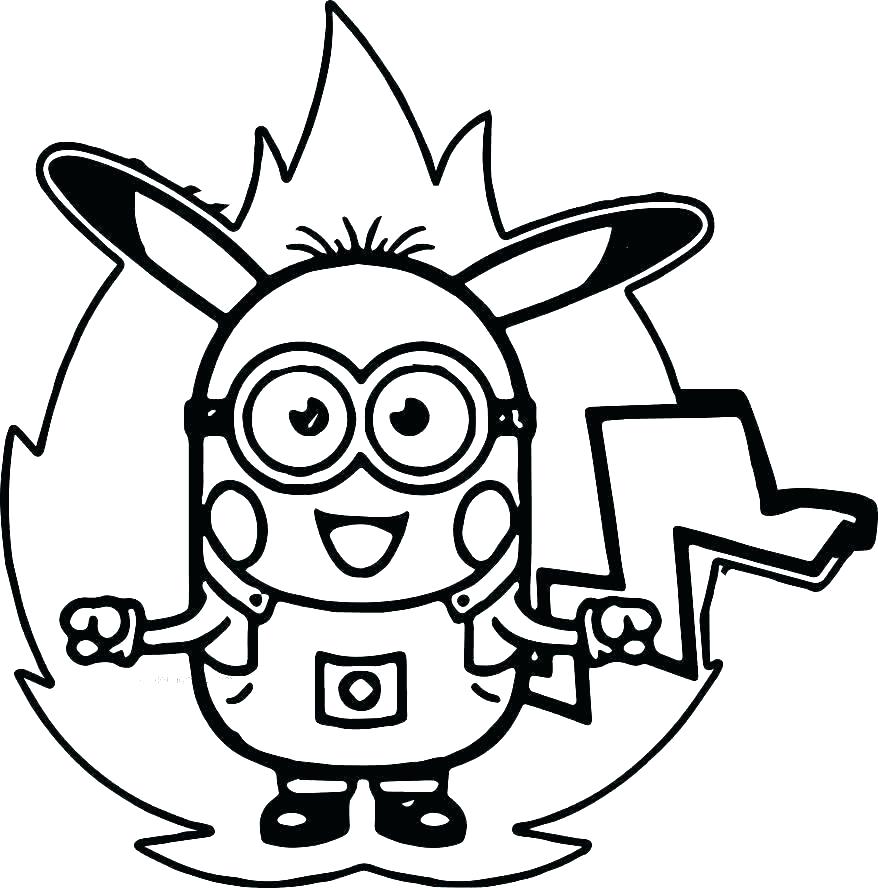 878x888 Minions Coloring Pages Fresh Sketch Bob