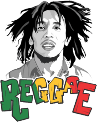 316x400 bob marley cartoon face