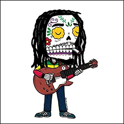 425x425 bob marley cartoon character