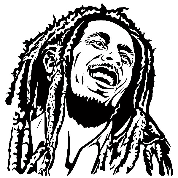 Bob Marley Drawing | Free download on ClipArtMag