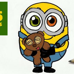 250x250 Minion Drawing Bob With Color Easy An Pencil I Fertility
