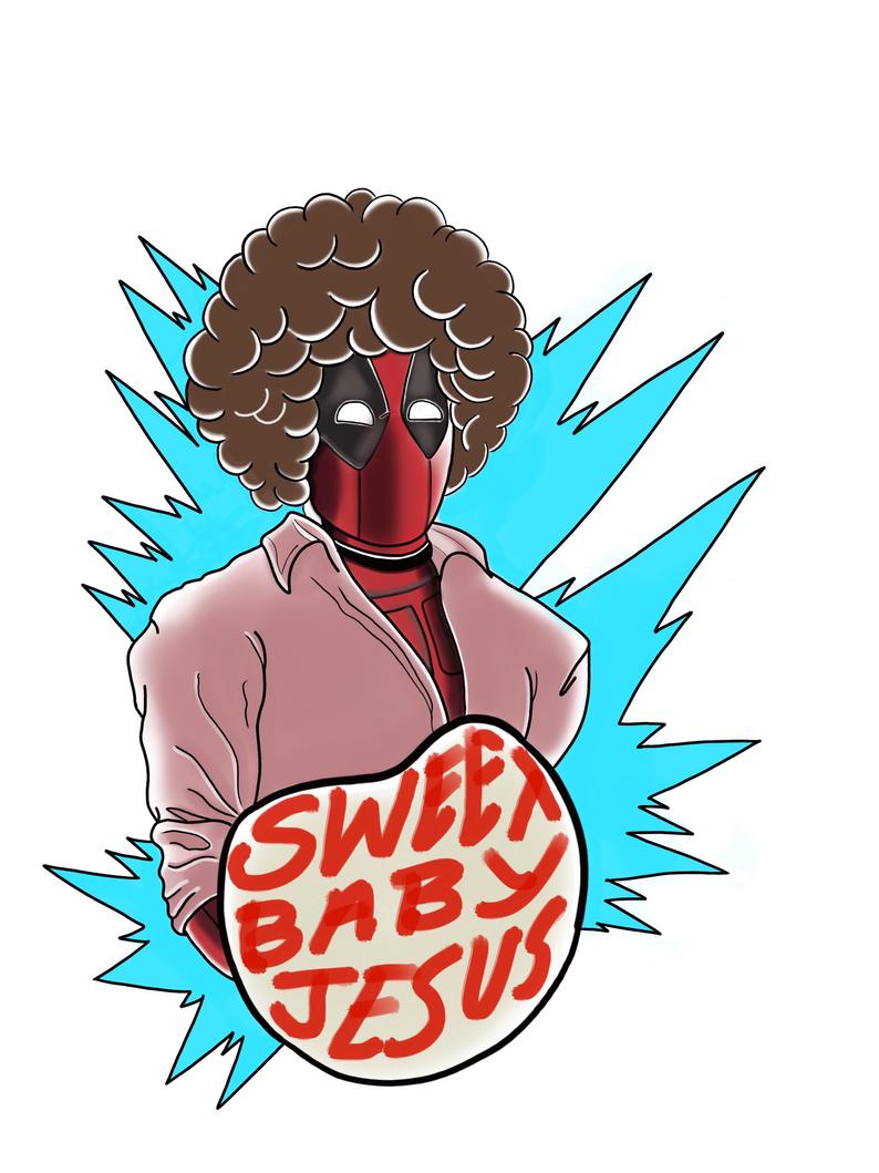 794x1059 deadpool bob ross etsy