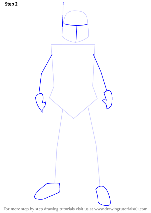 598x844 learn how to draw boba fett from star wars