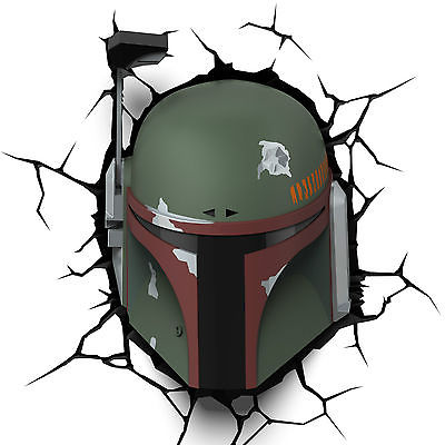 400x400 star wars boba fett mask deco led wall light night light fx