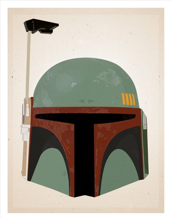 570x725 Boba Fett Helmet Print For Andrew's Wall Boba Fett! Boba