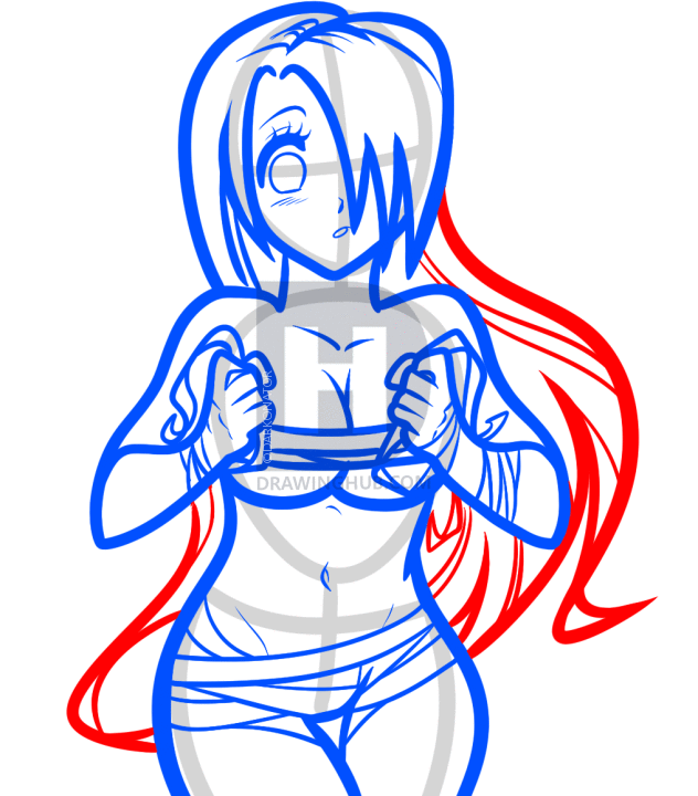 632x720 how to draw anime bodies, draw anime body figures, step
