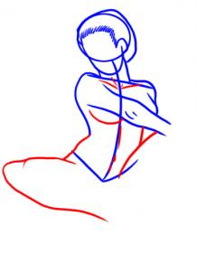 218x302 How To Draw Figures, Step