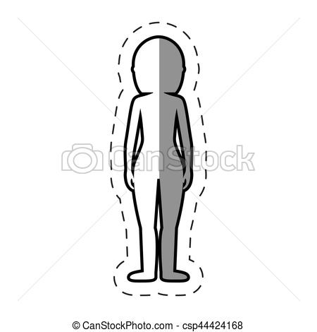 450x470 Figure Body Woman Icon Image, Vector Illustration Clip Art Vector