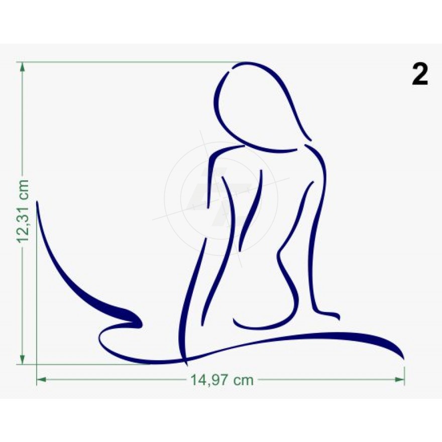 880x880 Woman Body, Line Drawing, Schaufensteraufkleber Und Fensterfolien