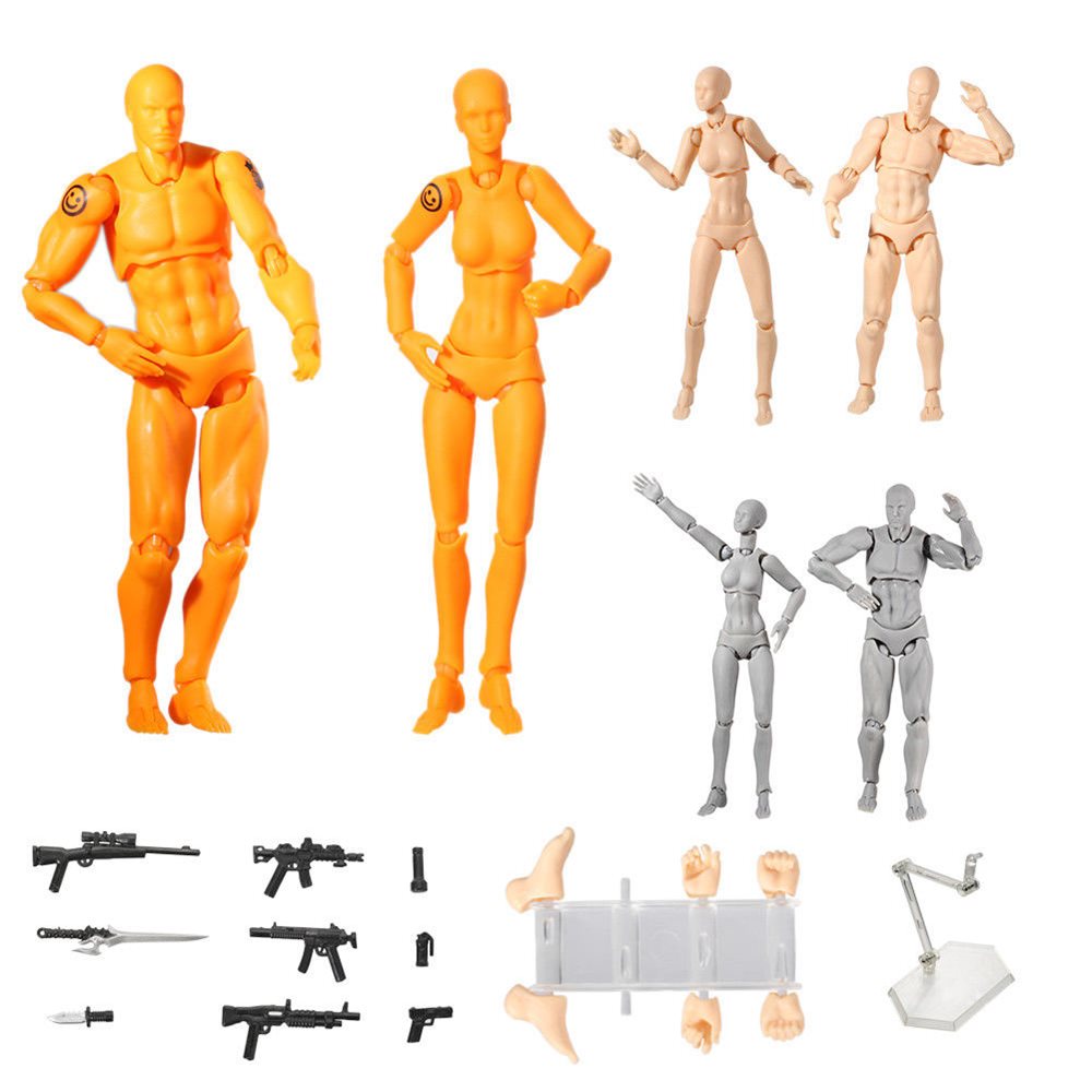 1000x1000 Pcs Light Body Pvc Movebale Action Figure Model For S