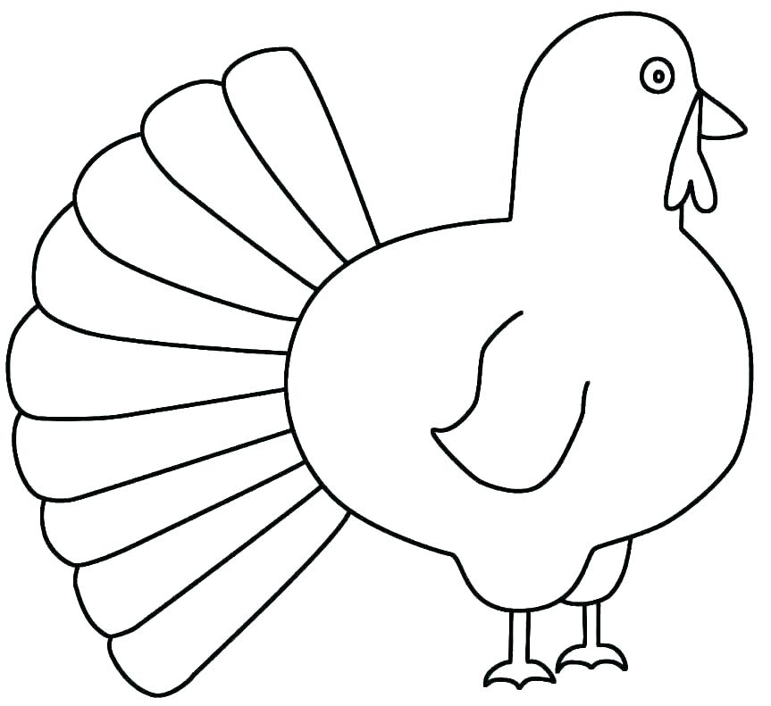 863x791 Turkey Body Coloring