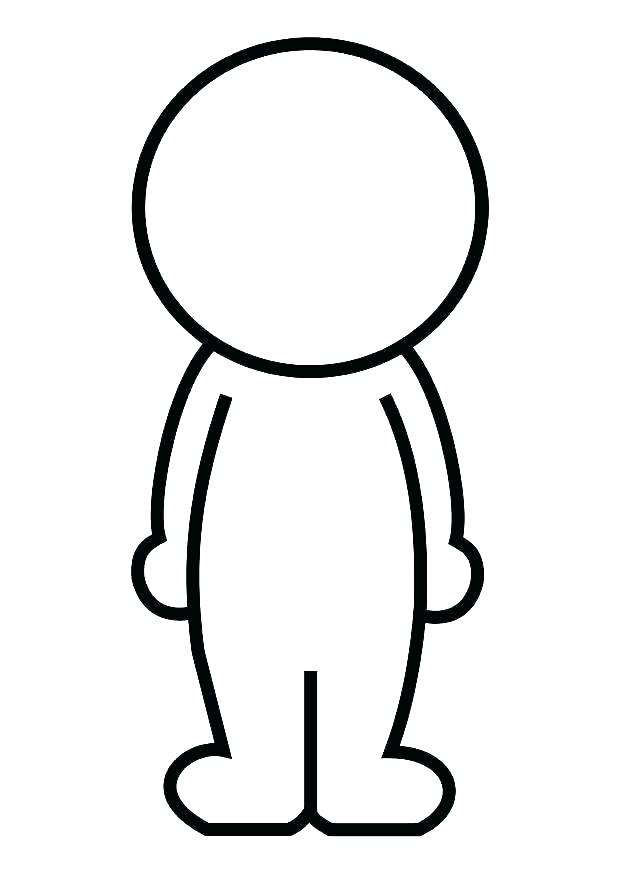 620x875 Outline Of Body Body Outline Coloring