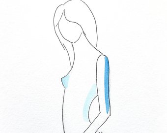340x270 Yoga Pose Sketch Etsy
