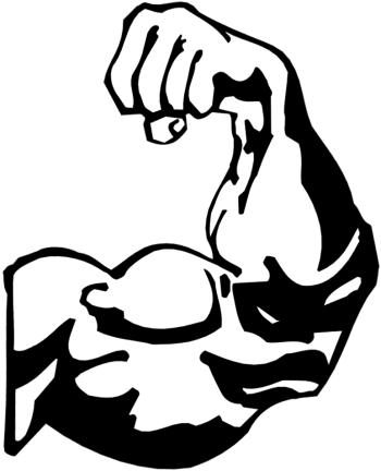 350x432 bicep drawing bodybuilding huge freebie! download