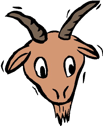 354x433 Boer Goat Clip Art Image