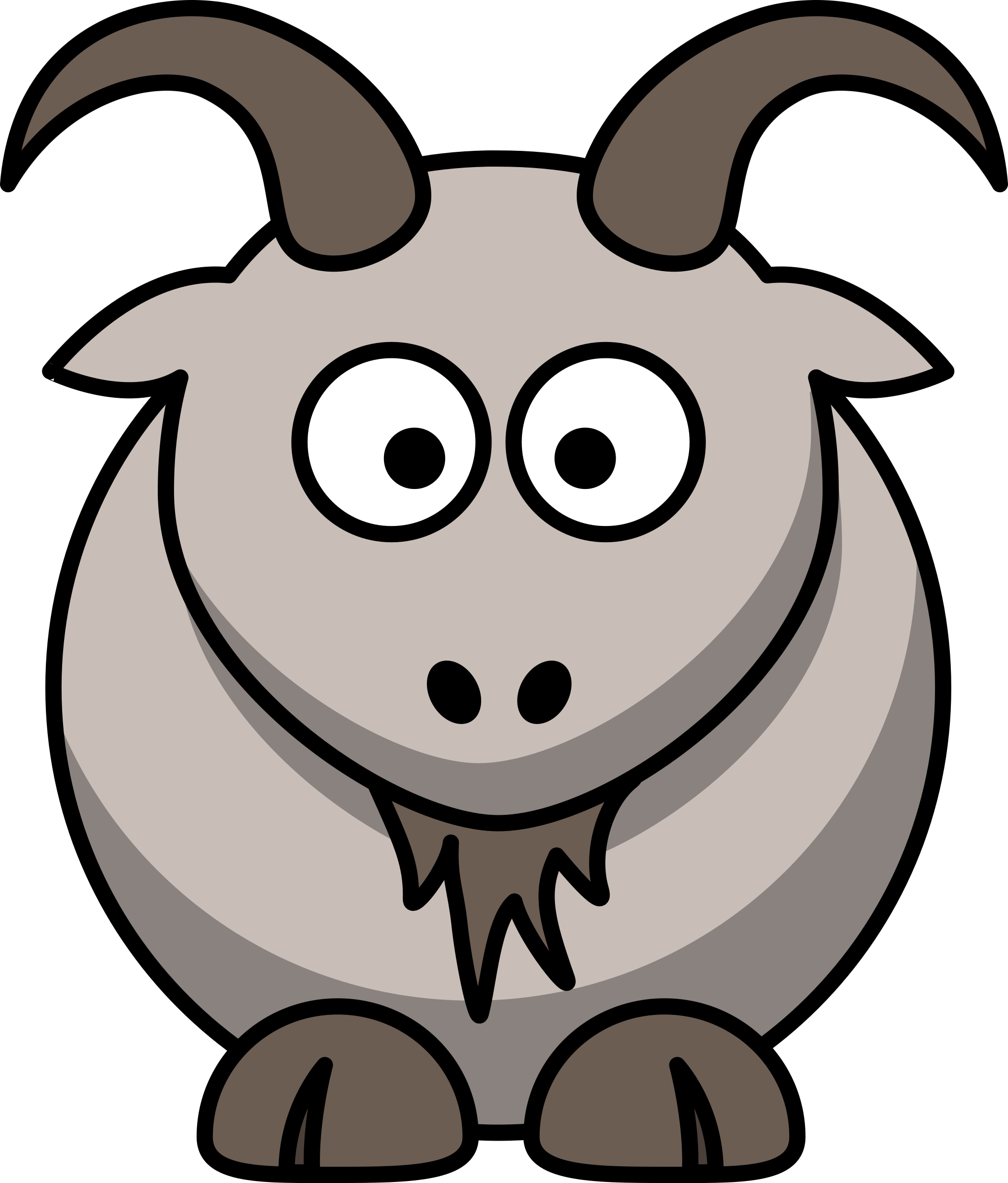 2045x2400 Drawing Goats Cartoon Transparent Png Clipart Free Download