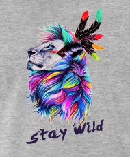 190x228 colorful hippie bohemian lion shirts gifts men's premium t shirt